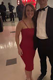 This dress was beautiful. I have wider hips and a round butt so it was a little tight around that region. Based on the reviews I read and the size suggestion tool, I ordered a small. I returned that dress and ordered a medium. Great dress! - Chelsea T.