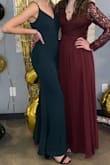 The dress fit wonderfully and was so comfortable all night. It was a little big in the top area for me but that's typical for me in most dresses. The length was great as well! - Rachel G.