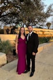 Fit perfectly, no need to hem or make any adjustments. 
Received so many compliments on color (Magenta) and classic silhouette of the dress. - Valeri V.