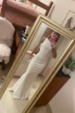 I needed a presentable white dress for a sorority event and this dress was absolutely perfect! This dress fit true to size! It looks and feels amazing!!!! Literally obsessed - Brianna W.