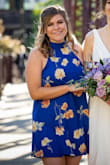 Color was beautiful but the seams under the arms were baggy and the way the neck is designed there wasn't away to tie it tighter without the straps in the back laying weird. If you are shorter with a large bust, I would pass on this one. - Brittany J.