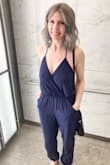 I got this to wear out to dinner for my anniversary with my boyfriend and I am in love with it. I have a very short torso so finding jumpsuits and rompers that hit me in the right spot is always a challenge. I have a larger chest so I just used some boob tape and it was perfect. Honestly probably gone without anything but pasties but I wanted a little extra lift. You could also probably get away with wearing a halter bra depending on how comfortable or not comfortable you are going without a bra. - Danielle G.