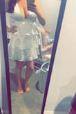 This dress is a nice combo of girly and sexy. - Amber W.