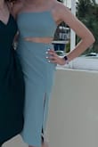 When I first received the dress, I noticed the one strap was attached wrong. I loved the material and color of the dress so I decided to exchange it for a new one. The new dress came in so quickly and I was obsessed once I tried it on. I did need some help to get it on because the top half confuses me a little. It fits comfortably and I was able to move freely in it. I wore it to a beach wedding and got lots of compliments! I recommend and I'm happy I gave it a second chance! - Brittany C.