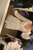 This dress was so perfect!
It's soo light and comfortable, feels soft almost like silk but it's not!
It hits all the right places and compliments shape very well!
I can't wait to wear this on my bachelorette and honeymoon! - Talia