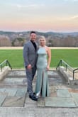 Wore this to my cousin's wedding on 3/5 and it was a hit! I am a classic coke bottle figure so I did have to have some material taken in on the lower back to make it more form fitted around my waist line, got the slit reinforced, and hemmed the length (even with 4in heals on) but the top was nice and form fitted and cut in such a was over the bust that I did not have to wear a bra with it which was nice. I did notice looking back at pics that one of the straps wasn't aligned perfectly with the start of the neckline on that side and that did bother me. Wish I had seen it before leaving the alterations place but its a small mishap in the big picture of things. Other than those few alterations 10/10 would recommend - Mary A.