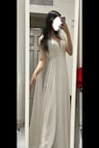 The material is of great quality and I loved the design! Also, it fits perfectly on me so I don't even think I'll need alterations. Buying this to be my graduation dress. It's flowy and really does give goddess energy :)
Would def recommend it!
(Apologies for my messy dorm room!?) - Ashley Z.