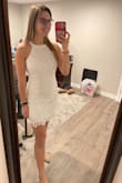 I ordered this dress specifically for my RN graduation in May. I ordered it quite early just so I could see if it would fit properly or not. I ordered a size medium, and it felt like a glove! I'll certainly be ordering more from Lulu's soon! 10/10 would recommend!!! - Katelyn M.