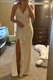 I was skeptical of a $100 wedding dress for our very simple wedding coming up in June but it couldn't be more perfect! The material is soft, not itchy at all. It has stretch in all the right places. Fits perfectly and doesn't even need any alterations. If you're even questioning buying this dress for your event, do it! - Whitney B.