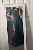 I bought this dress on short notice for homecoming. Not only did it arrive on time, it was absolutely stunning when I tried it on. I was worried that my hip dips would be very prominent, but the way the dress is designed makes you look like you have a true hourglass shape. I love this dress and plan on using it for future events! <3 - Janiah D.