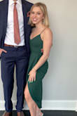 Great semiformal dress to wear to a wedding! It fit perfectly up top and hides any bloating really well! - Autumn S.