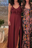 I got this last minute for a black tie function and was so pleasantly surprised how well it fit! It was perfect and well made. It runs a little long, so you'll need some high heels, but other than that it was just what I needed! - Lindsay C.