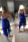 I ordered this for a spring wedding and its gorgeous!!! The medium fit perfectly so returned the large (ordered both as I have a big chest so wasn't sure what would fit!) - Kara M.