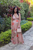 Ordered this dress last minute for a garden-themed wedding and got the one-day shipping. As soon as I opened the packaging and felt the quality of the material I got excited and when I tried it on I was psyched because for an online purchase this dress had exceeded all my expectations. I received compliments all night. Definitely would recommend this dress! - Angie V.