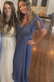 I ordered this dress for my friend's wedding where I was a bridesmaid. It fit perfectly I didn't have to make any adjustments. I especially loved it because I'm 59 and I was wearing heels and it was still the perfect length for me.
I seriously got compliments all night! - Paulina B.