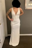 I love this gown! Super flattering and love the boning. I did return it and going to wait for the size small to come back in stock and will re-order :) (I was holding a lot of the material in the back) - Natalie E.