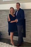 I love this dress. I have it in black and navy. It is very flattering! - Christy K.