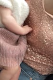 It's not itchy like all the other sequin tops I have purchased! Love the fit! So so soft!! - Stephanie G.