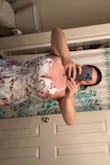 I ordered this dress for my upcoming engagement party, and it looks AMAZING! The material is super lightweight and comfortable and the fit is perfect for my curves. When I tried it on I wasn't wearing a bra and it's not see-through at all so I could go bra less. I can't wait to wear it for my party! - Samantha S.