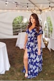 Got so many compliments on this dress! It fits so nice and love how the waist is customizable because of the wrap. Loved it so much I bought It in another pattern. - Jaime R.