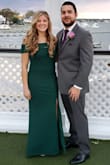 I absolutely loved this dress. The fit was perfect, and the material was very comfortable. It was very elegant and perfect for a formal wedding. I did need to get it hemmed, even to wear with heels. - Karlie T.