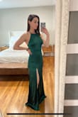 This dress fit me like a glove, minus being a little long. I got a size small and I'm 5'4 125lbs. I love the back detail and the leg slit. I'd definitely recommend it! - Katelyn H.