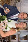 This was an amazing dress for my courthouse wedding. While it is pretty tight, I was still able to wear spanx underneath. Thick fabrics so it was not see though at all, very comfortable and looked great. I got so many compliments! - Krista D.