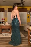 I absolutely love this dress so much! I got it as my prom dress. The straps are a bit long, but that's okay. <3 - Kaelyn Q.