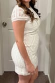 The photo doesn't do it justice. It looks even better in person!
I put on some weight which I've been losing little by little so I will be keeping the Medium. Feels very elegant. - Jennifer M.