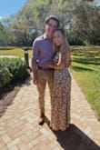 Wore to a spring daytime wedding and loved it!!! If you pull the straps as if you were tightening shoelaces, it tightens fairly well. Super comfy! - Sierra S.