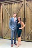 Wore this to a wedding in Nashville last weekend and received many compliments! The material is a bit thinner than expected, but was never an issue or see through. It fits like a glove as it is stretchy! - Barbara R.