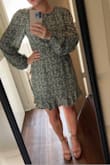 I absolutely loved this dress! The length was perfect which is usually a struggle because I am so short this may mean that it would be a tad short for taller wearers. The back cutout was a great feature. Its nice because you get a little back peep, but it is low enough that you can still wear a regular bra - Megan