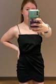 This dress fit perfectly, I was debating sizing up but it is so comfy and flattering! Cant wait to wear this! - Katie F.
