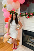 Bought this dress for my bridal shower and it was so pretty! Definitely a good find!! - Sarah J.