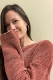 This has easily become one of my favorite sweaters - I wish it came in additional colors. This sweater can be easily dressed up or down. It's pretty oversized, so I did size down. I think the S would have been fine, and potentially longer? but I am still happy with the XS. It is SO SOFT - even after washing - like, the softest sweater I own. I do hang it to dry because I don't want it to shrink. *edited: I now own this sweater in three colors because it is SO comfy. I wear them to work, as loungewear around the house, and sometimes even to sleep. I want to LIVE in this sweater. - Tori R.