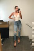 My new favorite pair of jeans! These fit absolutely amazing on me. Super flattering in all aspects, perfect waist size, and perfect fit throughout the leg. I should probably buy another pair just to have an extra on hand! - Dayna L.