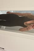 I LOVE this jumpsuit. It is so comfortable! I typically wear a size XS or S in Lulus but ended up going with XXS, as well as hemming the pant legs. Ended up wearing pasties. Just wish they made more of this jumpsuit in other colors in my size! - Kristine Z.