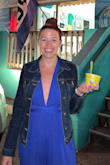 This jumpsuit was great. I love the color. It is more of a royal blue in person. It fit really nicely. - Corinne H.
