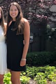 Loved this dress. Wore it to my graduation and it fit perfectly and was flat underneath a gown. - Corinne H.