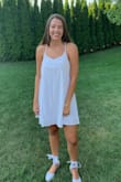 I wore this for my high school senior pictures and for my birthday. It fits great is and is lightweight. Perfect for summer. - Corinne H.