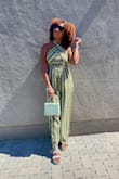 Order this jumpsuit to wear during my birthday weekend and I love it. It was cool, comfortable, and perfect for the time spent day drinking. I'll be wearing this nonstop, just hope it doesn't shrink! Very light fabric and not heavy at all. - TATIANA L.