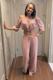 This outfit was super cute and comfortable. I received many compliments as well. The color was beautiful. - Geraldine H.