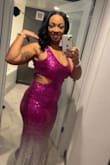 I LOVE THIS DRESS!!  The color, quality, and design are just gorgeous!! I couldn't believe how inexpensive it was!! This looks like a $300 dress!!

I love it!! - Kindra T.