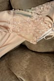 The color was more of a taupe or in the nude family rather than blush pink. For the wedding I am in, it works! They are doing nudes and blushes. - Frank B.