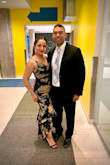 The fit was perfect! I wore this dress to a wedding and received many many compliments. Unfortunately, the dress ended up ripping! It completely ripped vertically from the waist all the way down to the back of my thighs! To this day I can't explain how this happened as it was not tight at all!! I had plenty of room and even though I could've ordered a size small!  The material seems pretty good and not see-through. Thankfully It does have a slip sown inside otherwise I wouldn't have been able to walk out of there without flashing everyone. This is why I give it one star. I will not be able to purchase any more items from here as I have lost all trust. : - Claudia P.