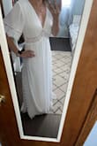 Got it for my engagement photo shoot and it was exactly what I was looking for! Such a beautiful dress, definitely going to be wearing it for the rehearsal dinner, too! And I'm pretty sure it's coming on the honeymoon too lol :) - Samantha M.
