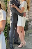 I ordered this dress for my engagement photos and I loved it! This was very comfortable. It is a flowy dress and the size fit great. The color is a true white. This is not see-through at all, it has 2 layers. The dress length was just long enough. If I were any taller it would probably be too short. - Lauren L.