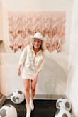 Loved this dress for my bachelorette weekend in Dallas! I got so many compliments. :) - Cameron H.