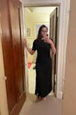 Definitely a comfy and classy dress and hugs my curves in a really flattering way. Only downside is it's kind of hard to pair with a sweater because then you lose your waist and look a little frumpy with the weight of the skirt. Otherwise, it feels really comfy and has a good flow. - Anna S.