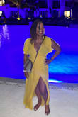Glad I read the reviews. I bought a medium and it fits perfectly. Got lots of compliments. Love the color. - Nadine A.